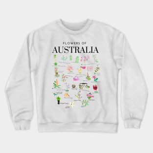 Flowers of Australia by Isabella Crewneck Sweatshirt